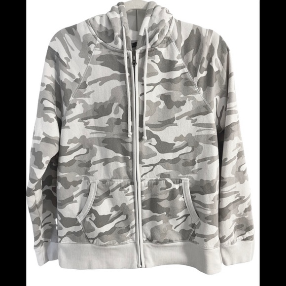Jackets & Blazers - Camouflage Hoodie Jacket